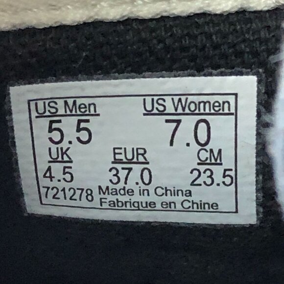 Vans Unisex Size 5.5M 7W Sk8-Hi Slim Italian Weave Aztec Grey Black Sneakers - Picture 13 of 14